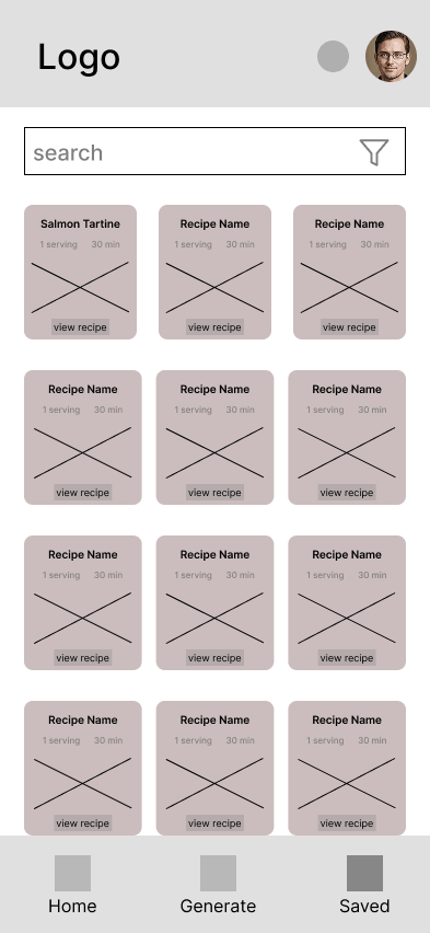 Saved Recipes